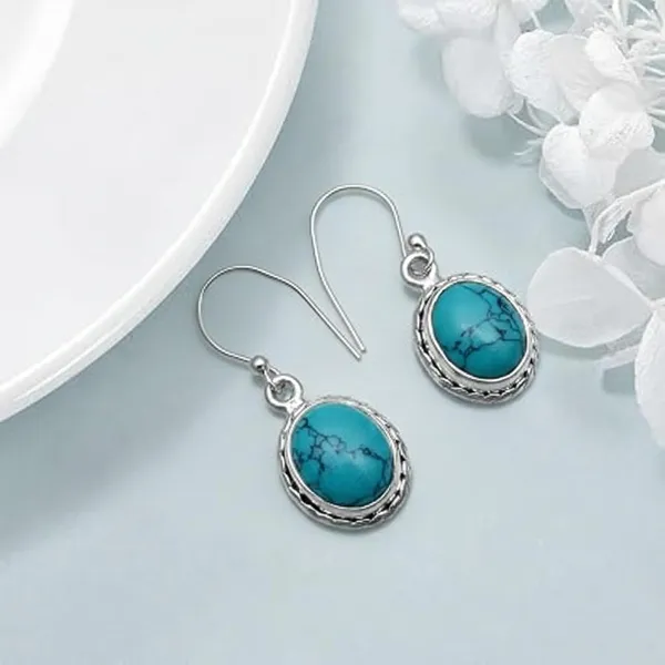 925_Sterling_Silver_Natural_Turquoise_Drop_Earrings_for_Women_Handmade_Oval_Blue_Gemstone_Dangle_Earrings_Boho_Artisan_Jewelry