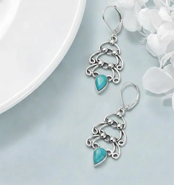 Turquoise_Dangle_Earrings_for_Women_–_Natural_Pear_Shape_Turquoise_Stone,_Handmade_Filigree_Drop_Earrings_with_Leverback_Closure,_Boho_Vintage_Jewelry
