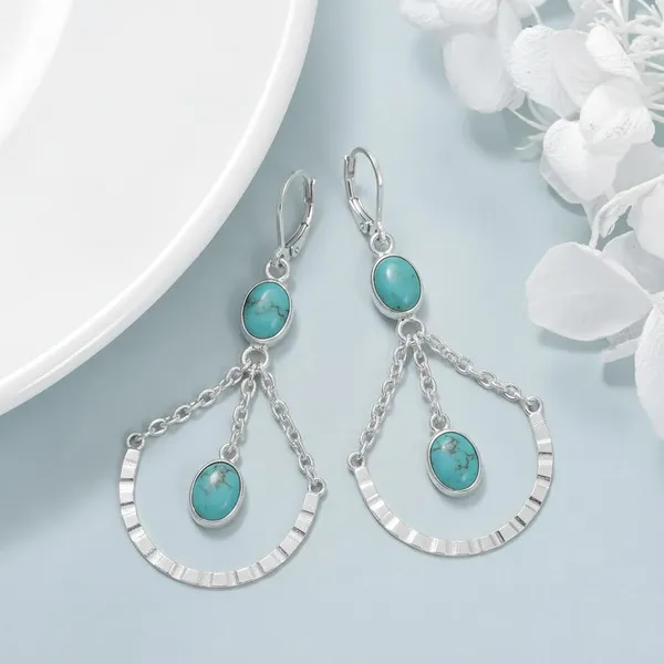 Natural_Turquoise_Chandelier_Dangle_Earrings_in_925_Sterling_Silver_Handmade_Leverback_Drop_Earrings_for_Women_Artisan_Boho_Statement_Jewelry
