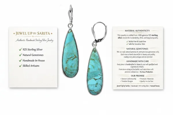 Natural_Turquoise_Drop_Earrings_for_Women_925_Sterling_Silver_Handmade_Long_Teardrop_Dangle_Earrings,_Genuine_Turquoise_Stone,_Leverback_Closure,_Boho_Jewelry