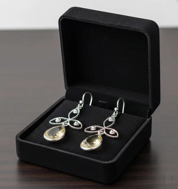 JUS_Natural_Green_Amethyst_Teardrop_Dangle_Earrings_for_Women_–_925_Sterling_Silver_Floral_Design,_Faceted_Prasiolite_Drop,_French_Wire_Hook,_Handmade_Statement_Jewelry