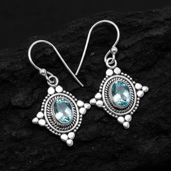 Blue_And_Silver_Premium_Earring_For_Women