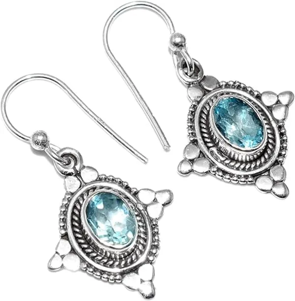 Blue_And_Silver_Premium_Earring_For_Women