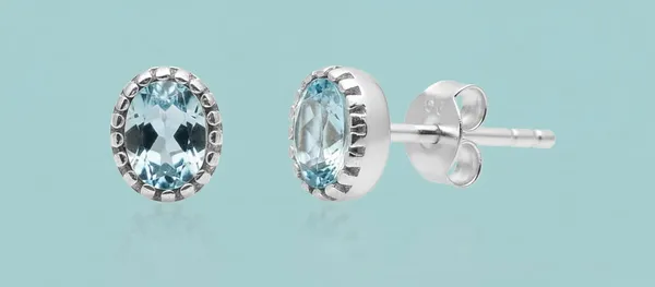 JUS_925_Sterling_Silver_Blue_Topaz_Stud_Earrings_for_Women_Oval_6x4_mm_Genuine_Blue_Topaz_Gemstone,_Handmade_Minimalist_Everyday_Jewelry