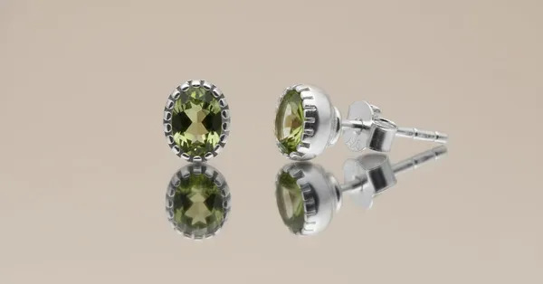 JUS_Natural_Peridot_Oval_6x4_mm_Stud_Earrings_in_925_Sterling_Silver_August_Birthstone_Green_Gemstone_Earrings_for_Women_Handmade_Minimalist_Fine_Jewelry