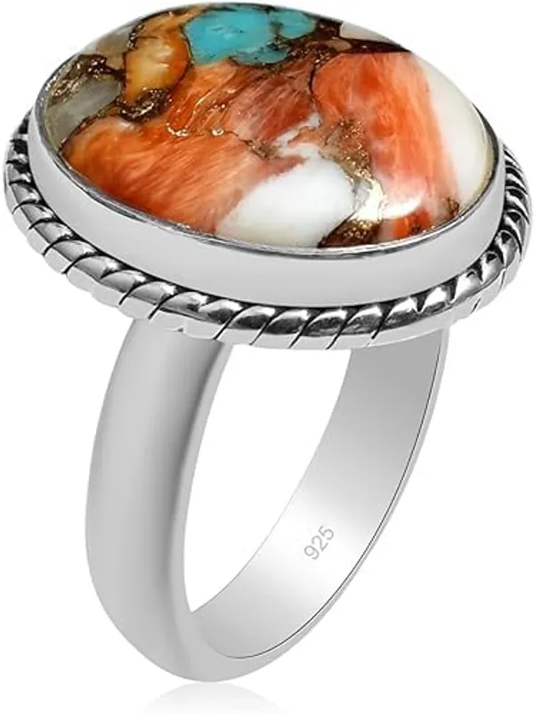 JEWEL_UP_BY_SARITA_Oyster_Turquoise_Oval_Ring_for_Women_Natural_Oyster_Turquoise_Gemstone_Solid_925_Sterling_Silver_Handmade_Statement_Ring