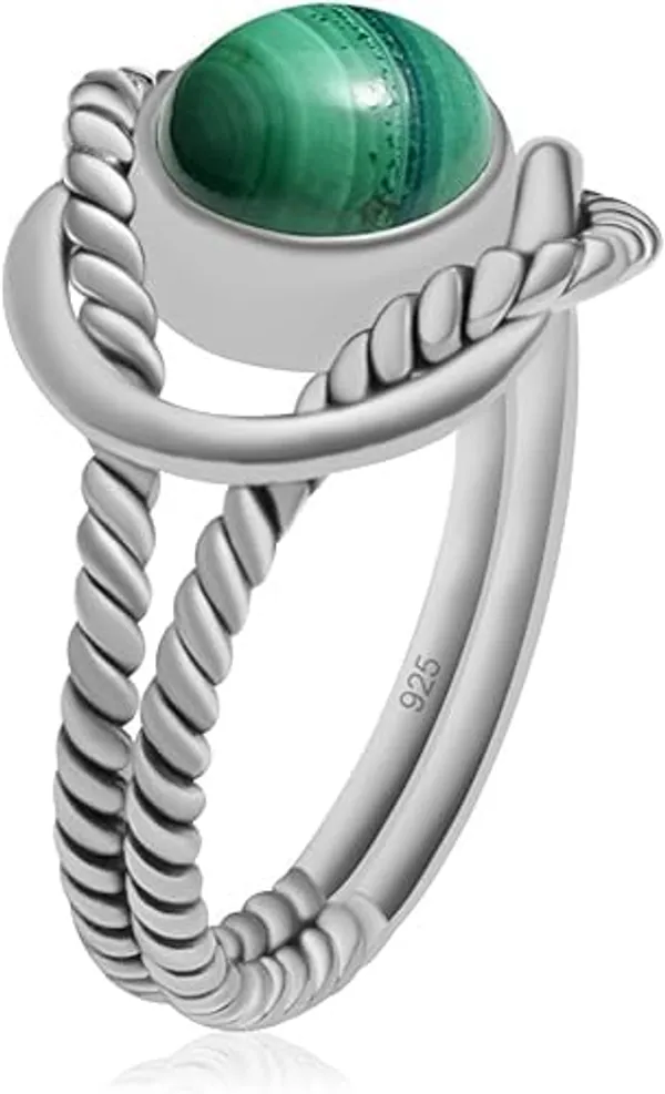 Malachite_Gemstone_Ring_925_Sterling_Silver_Twisted_Rope_Split_Shank_Handmade_Green_Stone_Statement_Ring_for_Women