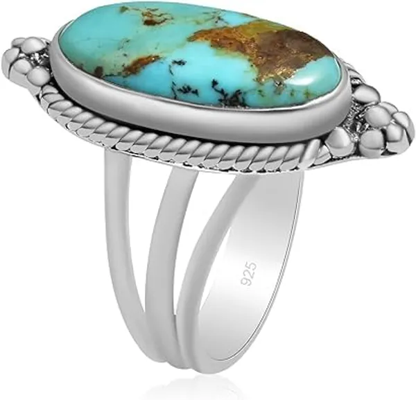Natural_Turquoise_Gemstone_Solid_925_Sterling_Silver_Trio_Shank_Ring_for_Women,_Handmade_Statement_Ring,_Oval_Turquoise_Silver_Jewelry