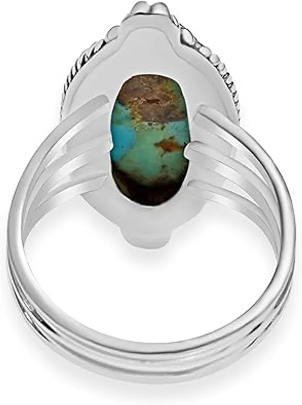 Natural_Turquoise_Gemstone_Solid_925_Sterling_Silver_Trio_Shank_Ring_for_Women,_Handmade_Statement_Ring,_Oval_Turquoise_Silver_Jewelry