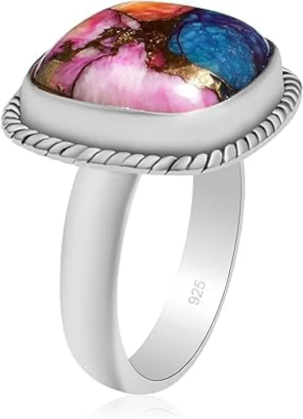 JEWEL_UP_BY_SARITA_Natural_Oyster_Turquoise_Cushion_Shape_Ring_for_Women_Solid_925_Sterling_Silver_Statement_Ring_Handmade_Boho_Jewelry