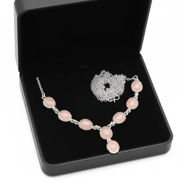 JUS_Natural_Rose_Quartz_Gemstone_925_Sterling_Silver_Handmade_Necklace_For_Women