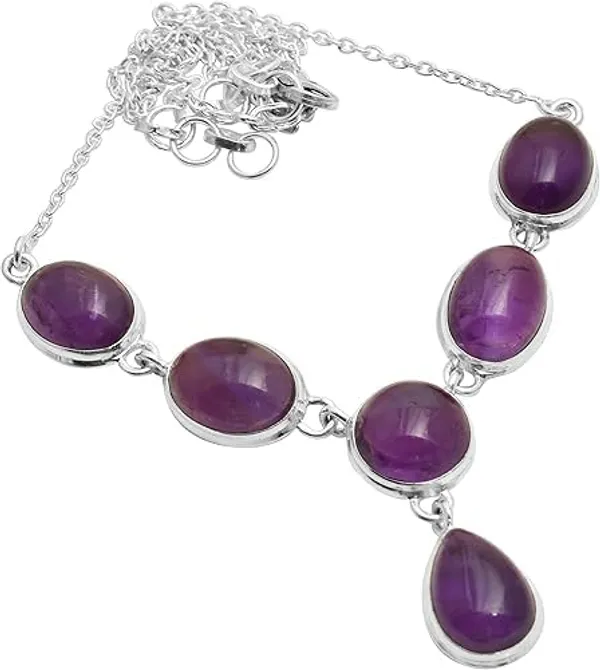 Natural_Amethyst_Gemstone_925_Sterling_Silver_Statement_Necklace_For_Women