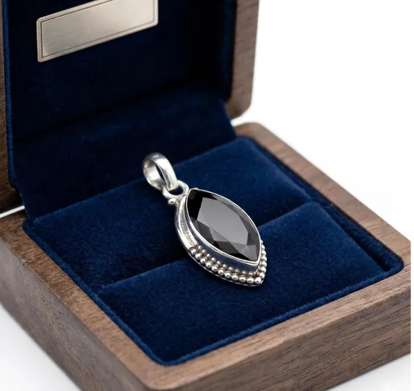 Black_Tourmaline_Silver_Premium_Charm_For_Women