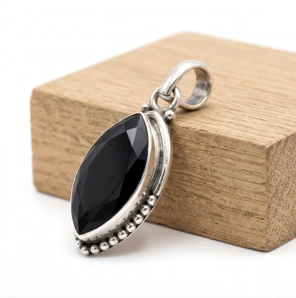 Black_Tourmaline_Silver_Premium_Charm_For_Women