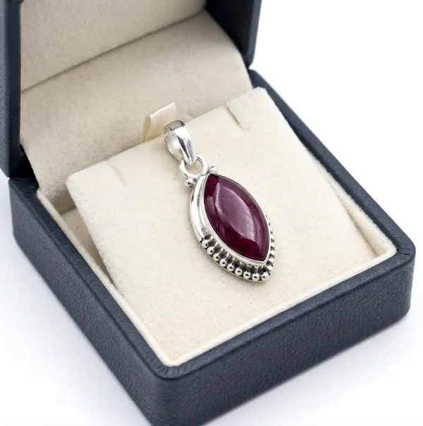 Natural_Garnet_Gemstone_Silver_Premium_Charm_For_Women