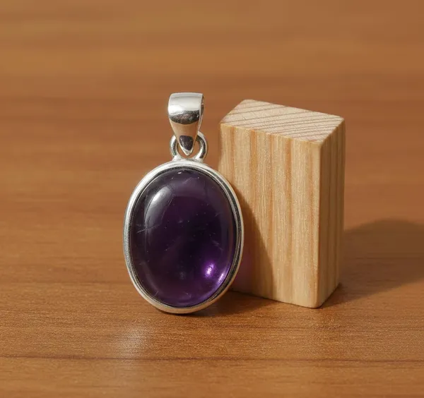 JUS_Natural_Amethyst_Pendant_925_Sterling_Silver_Handmade_Oval_Purple_Amethyst_Necklace_Charm_Genuine_Gemstone_Jewelry_for_Women_Boho_Ethnic