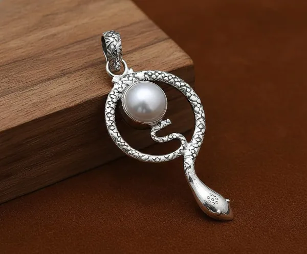 JUS_925_Sterling_Silver_Natural_Pearl_Pendant_Handcrafted_Real_Pearl_Necklace_Charm_Elegant_Minimal_Jewelry_Wedding_&_Daily_Wear