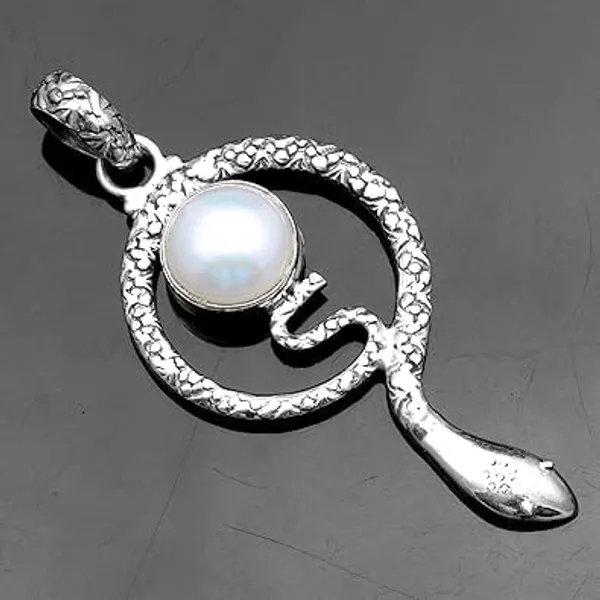 JUS_925_Sterling_Silver_Natural_Pearl_Pendant_Handcrafted_Real_Pearl_Necklace_Charm_Elegant_Minimal_Jewelry_Wedding_&_Daily_Wear