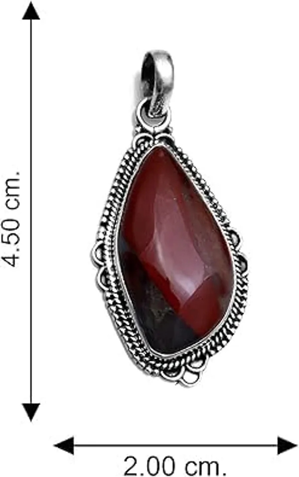 Natural_Mookaite_Jasper_Pendant_Handcrafted_Genuine_Jasper_Statement_Jewelry_Boho_Vintage_Style_Silver_Gemstone_Necklace_Pendant