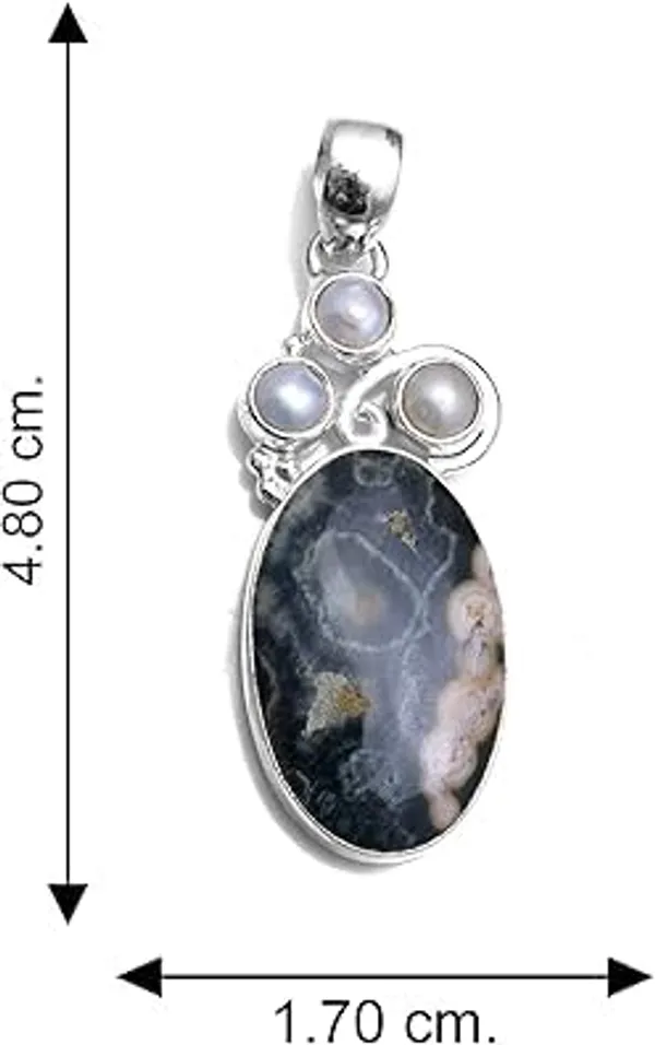 JEWEL_UP_BY_SARITA_925_Sterling_Silver_Natural_Ocean_Jasper_Pendant_Handcrafted_Oval_Gemstone_Jewelry_Unique_Earth-Tone_Statement_Pendant