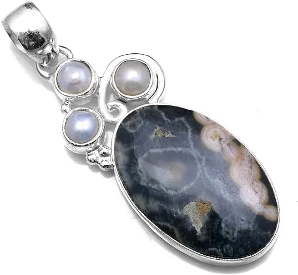 JEWEL_UP_BY_SARITA_925_Sterling_Silver_Natural_Ocean_Jasper_Pendant_Handcrafted_Oval_Gemstone_Jewelry_Unique_Earth-Tone_Statement_Pendant