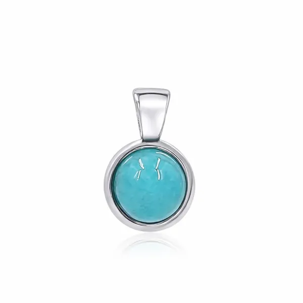 JUS_Amazonite_Gemstone_Pendant_Necklace_for_Women_Natural_Round_Amazonite_Stone_Bezel_Set_Pendant_Jewelry_Handmade_Silver_Pendant_for_Women