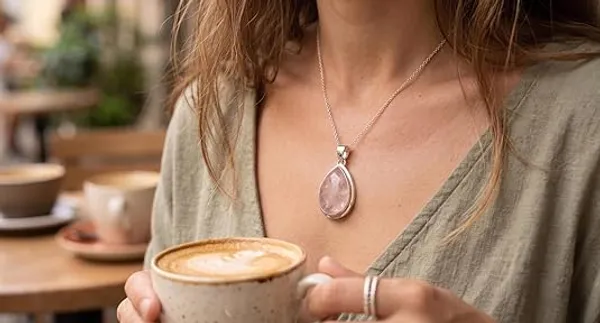 JUS_Pear_Shape_Rose_Quartz_Pendant_Necklace_in_925_Sterling_Silver_Elegant_Pink_Teardrop_Gemstone,_Fine_Dainty_Jewelry_for_Women