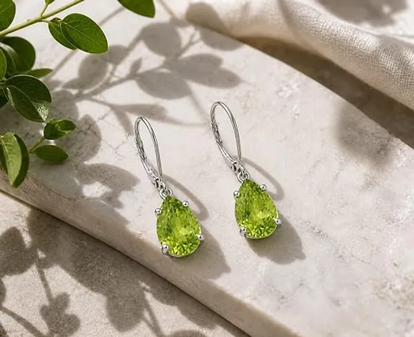 JUS_Peridot_Leverback_Earrings_925_Sterling_Silver_Natural_Green_Gemstone_Teardrop_Dangle_Earrings_for_Women_Lightweight_Secure_Closure_Jewelry