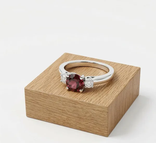 JEWEL_UP_BY_SARITA_Natural_Rhodolite_Garnet_Ring_Round_Cut_Engagement_Ring,_925_Sterling_Silver_Ring_with_Side_Accent_Stones,_Handmade_Gemstone_Jewelry