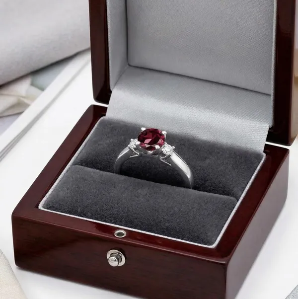 JEWEL_UP_BY_SARITA_Natural_Rhodolite_Garnet_Ring_Round_Cut_Engagement_Ring,_925_Sterling_Silver_Ring_with_Side_Accent_Stones,_Handmade_Gemstone_Jewelry