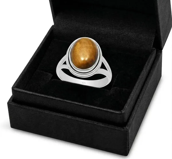 JEWEL_UP_BY_SARITA_Tiger_Eye_Sterling_Silver_Ring_for_Men_&_Women_Natural_Oval_Tiger’s_Eye_Gemstone_Ring_in_925_Silver_Handmade_Statement_Ring_Brown_Golden_Healing_Crystal_Jewelry