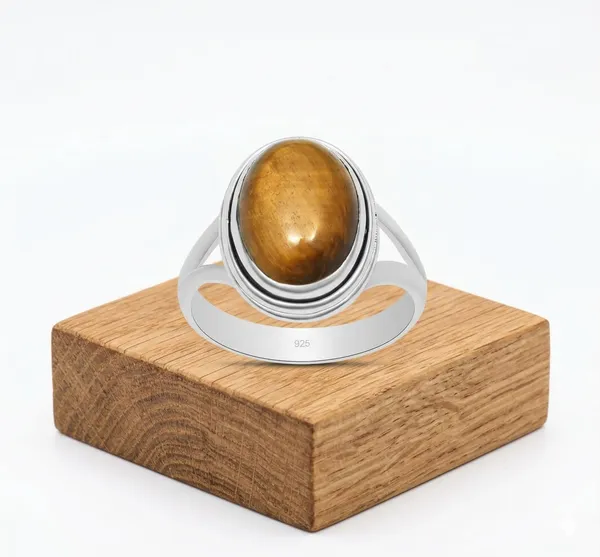 JEWEL_UP_BY_SARITA_Tiger_Eye_Sterling_Silver_Ring_for_Men_&_Women_Natural_Oval_Tiger’s_Eye_Gemstone_Ring_in_925_Silver_Handmade_Statement_Ring_Brown_Golden_Healing_Crystal_Jewelry