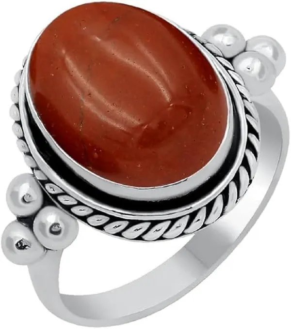 Natural_Red_Jasper_925_Sterling_Silver_Ring_–_Oval_Cabochon_Statement_Ring_for_Women_–_Handmade_Vintage_Boho_Gemstone_Jewelry_–_Birthday_Anniversary_Wedding