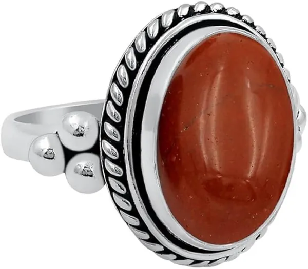 Natural_Red_Jasper_925_Sterling_Silver_Ring_–_Oval_Cabochon_Statement_Ring_for_Women_–_Handmade_Vintage_Boho_Gemstone_Jewelry_–_Birthday_Anniversary_Wedding