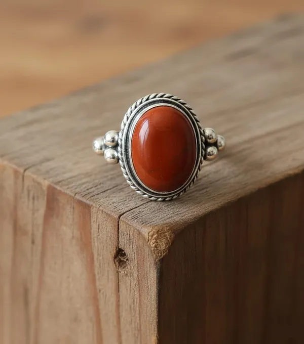 Natural_Red_Jasper_925_Sterling_Silver_Ring_–_Oval_Cabochon_Statement_Ring_for_Women_–_Handmade_Vintage_Boho_Gemstone_Jewelry_–_Birthday_Anniversary_Wedding