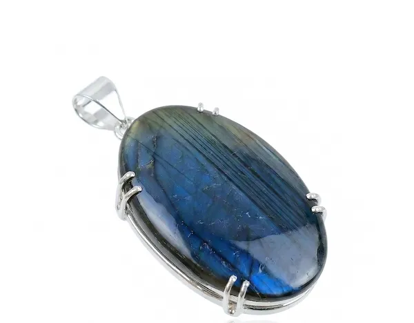 Natural_Labradorite_Pendant_Necklace_for_Women_in_925_Sterling_Silver_Handmade_Oval_Blue_Flash_Gemstone_Statement_Jewelry_Boho_Crystal_Pendant