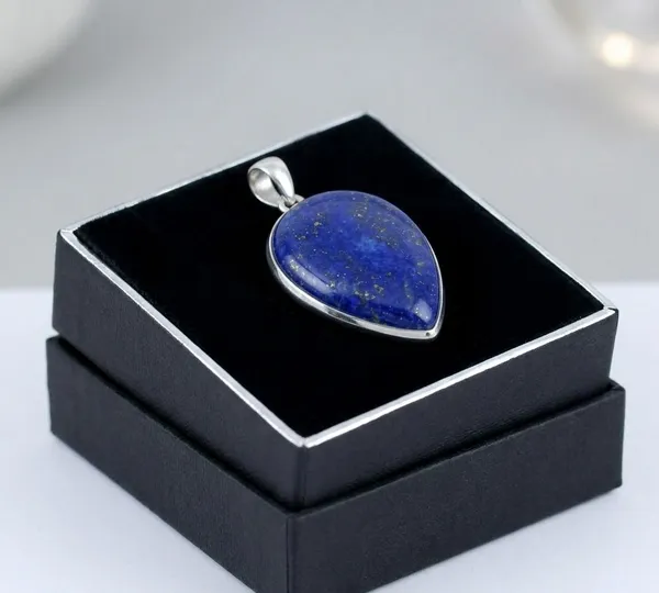 Natural_Lapis_Lazuli_Pendant_In_925_Sterling_Silver_Pear_Shape_Blue_Gemstone_Pendant_Necklace_For_Women_–_Handmade_Cabochon_Statement_Jewelry