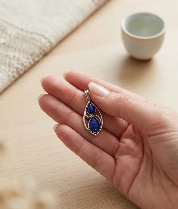 Natural_Lapis_Lazuli_Pendant_in_925_Sterling_Silver,_Handmade_Blue_Gemstone_Pear_Shape_Pendant_for_Women,_Artisan_Statement_Jewelry