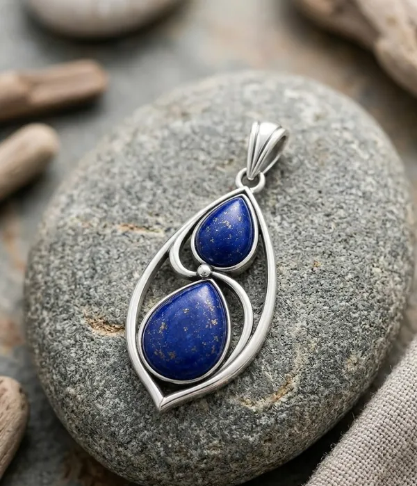 Natural_Lapis_Lazuli_Pendant_in_925_Sterling_Silver,_Handmade_Blue_Gemstone_Pear_Shape_Pendant_for_Women,_Artisan_Statement_Jewelry