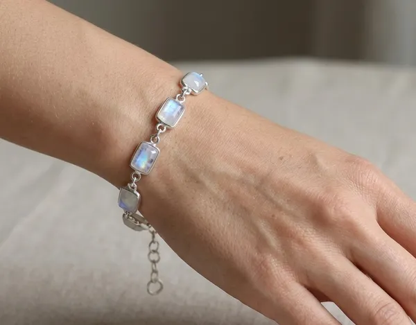 Natural_Rainbow_Moonstone_Bracelet_for_Women_–_925_Sterling_Silver_Plated_Adjustable_Gemstone_Bracelet,_Faceted_Rectangle_Moonstone_Jewelry,_Handmade_Crystal_Bracelet_Gift_for_Her