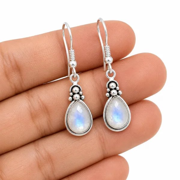 Natural_Rainbow_Moonstone_June_Birthstone_Earrings_For_Women,_925_Sterling_Silver_Pear_Shape_Dangle_Earrings,_Handmade_Boho_Gemstone_Jewelry