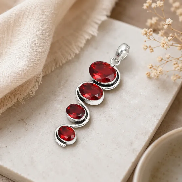 Red_Garnet_Pendant_Necklace_for_Women_Oval_Faceted_Gemstone_Handmade_Dangle_Pendant_January_Birthstone_Fine_Jewelry_For_Women