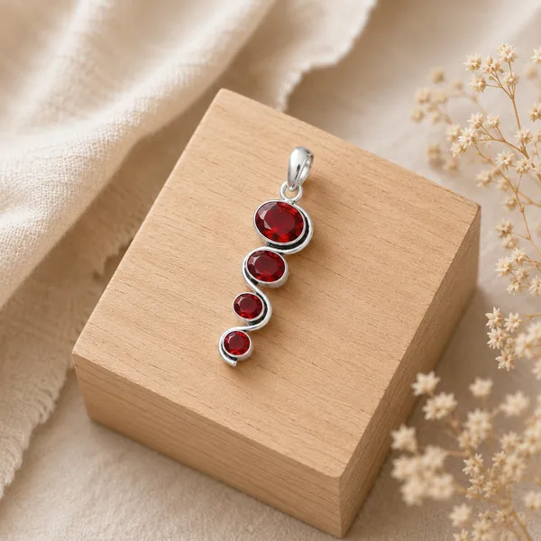 Red_Garnet_Pendant_Necklace_for_Women_Oval_Faceted_Gemstone_Handmade_Dangle_Pendant_January_Birthstone_Fine_Jewelry_For_Women