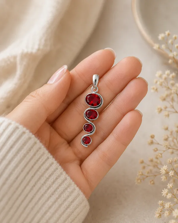 Red_Garnet_Pendant_Necklace_for_Women_Oval_Faceted_Gemstone_Handmade_Dangle_Pendant_January_Birthstone_Fine_Jewelry_For_Women