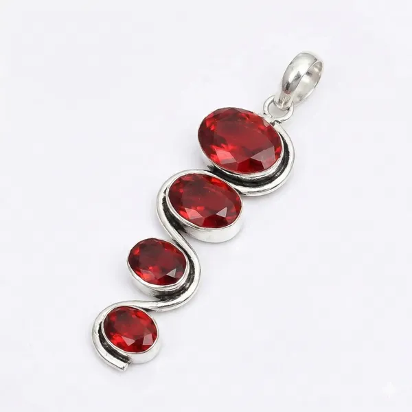 Red_Garnet_Pendant_Necklace_for_Women_Oval_Faceted_Gemstone_Handmade_Dangle_Pendant_January_Birthstone_Fine_Jewelry_For_Women