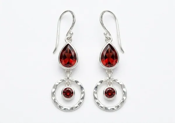 Red_Teardrop_Dangle_Earrings_for_Women,_Sterling_Silver_Drop_Earrings_with_Garnet_Red_Crystal_Gemstone,_Elegant_Lightweight_Dangling_Earrings_for_Wedding,_Party,_Formal_Occasion_Jewelry