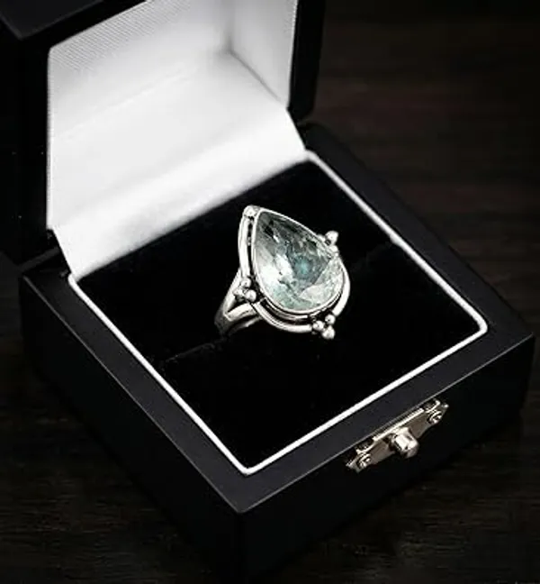 JEWEL_UP_BY_SARITA_Aquamarine_Pear_Shape_Ring_in_925_Sterling_Silver_Natural_Faceted_Teardrop_Gemstone_Statement_Ring_for_Wedding,_Engagement,_Anniversary_&_Christmas