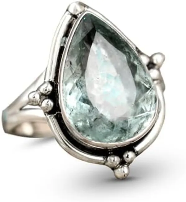 JEWEL_UP_BY_SARITA_Aquamarine_Pear_Shape_Ring_in_925_Sterling_Silver_Natural_Faceted_Teardrop_Gemstone_Statement_Ring_for_Wedding,_Engagement,_Anniversary_&_Christmas