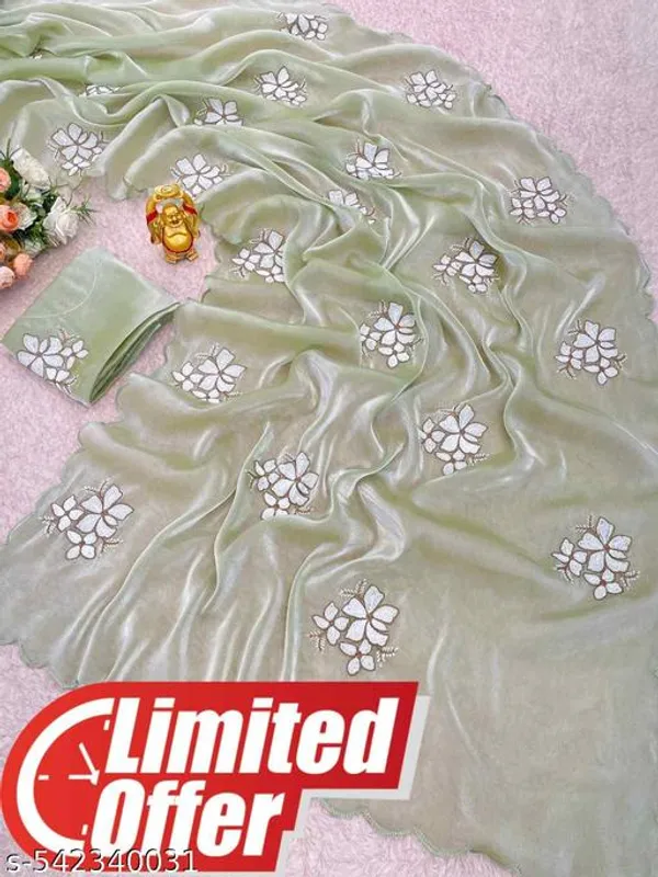 Kolva_Creation_Lounch_New_Heavy_Georgette_Saree