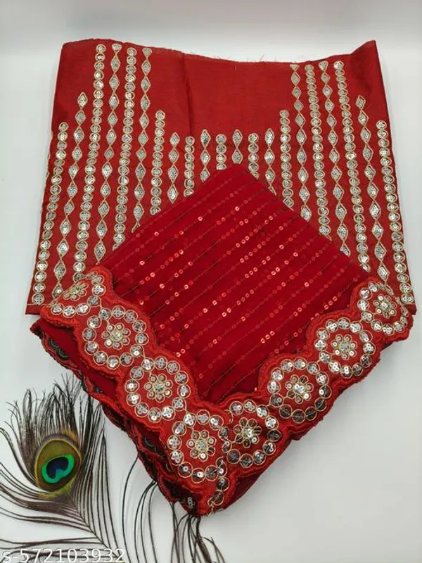 New_Launching_Super_Hit_Designers_Georgete_Saree_With_Blouse_Piece